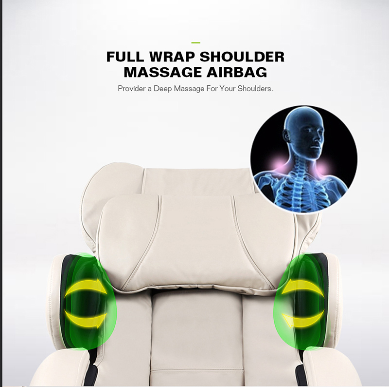 Shoulder Airbags Pressure Soothing Massagestuhl