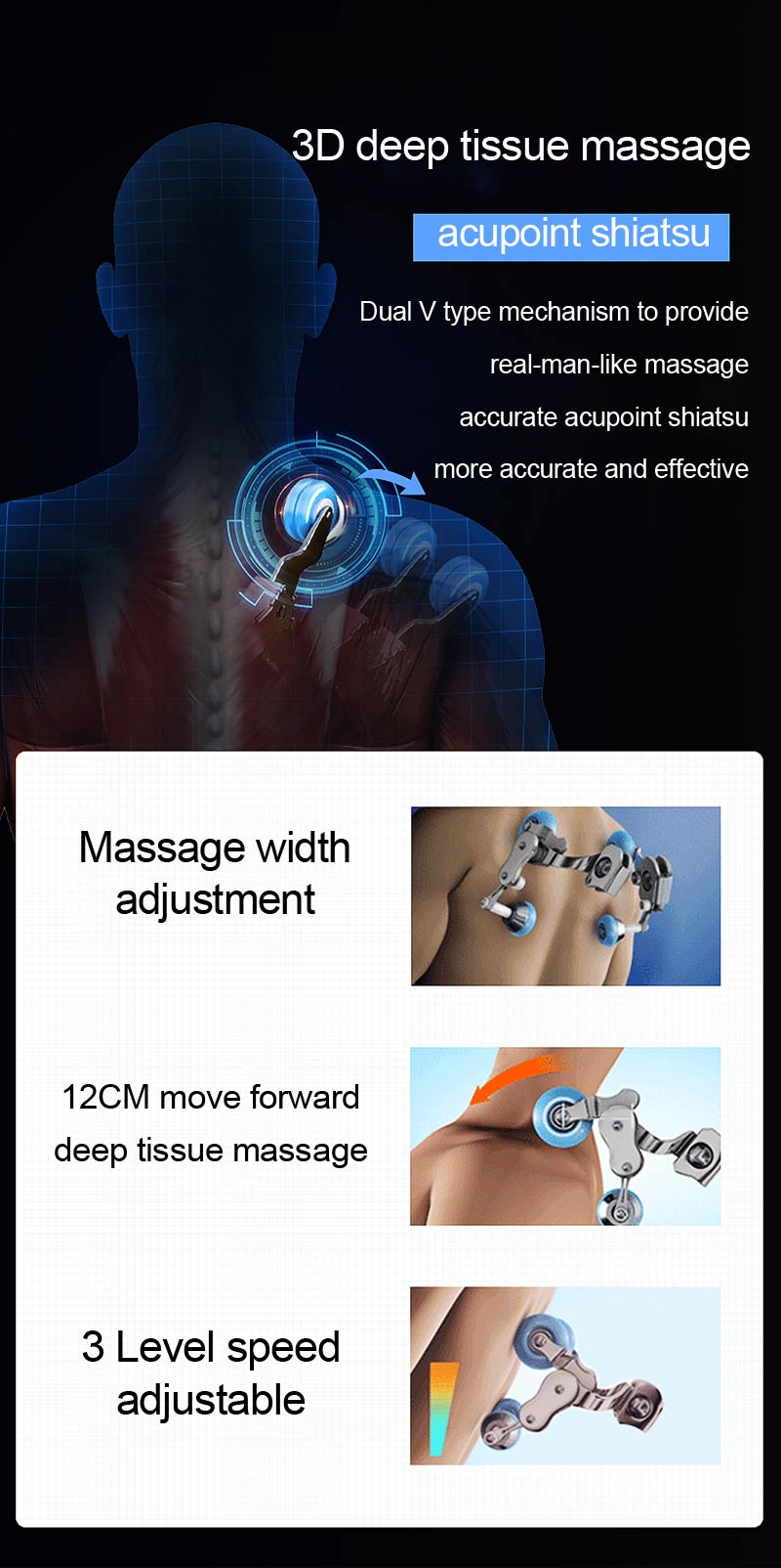 Accurate Acupoint Effective Massagestuhl